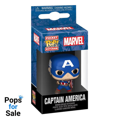 Marvel POP! Vinyl Keychains 4 cm New Classics - Captain America Display (12)