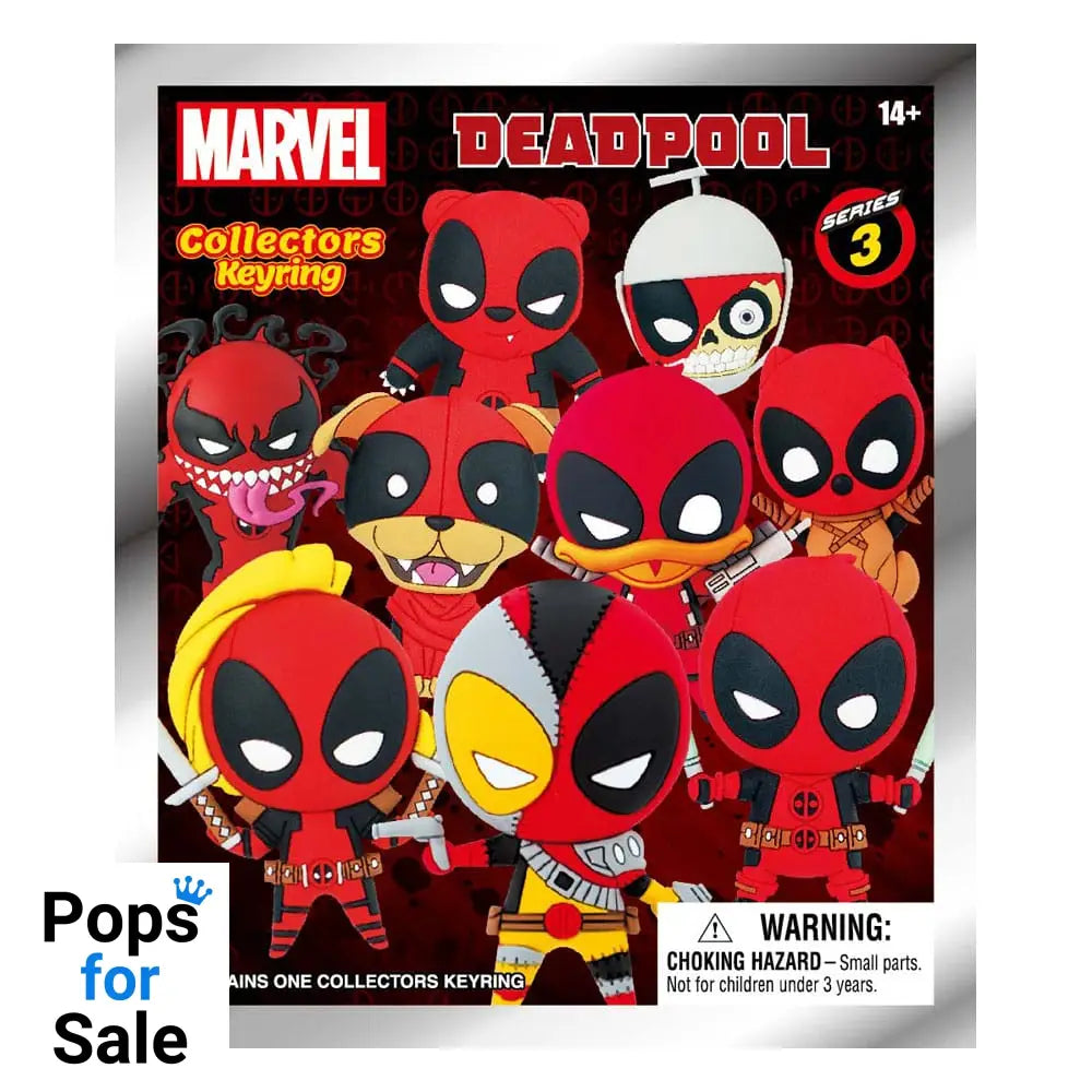 Marvel PVC Bag Clips Deadpool Serie 3 Display (24)