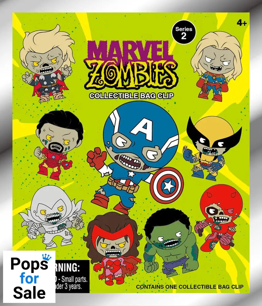 Marvel PVC Bag Clips Series 2 Zombies  Display (24)