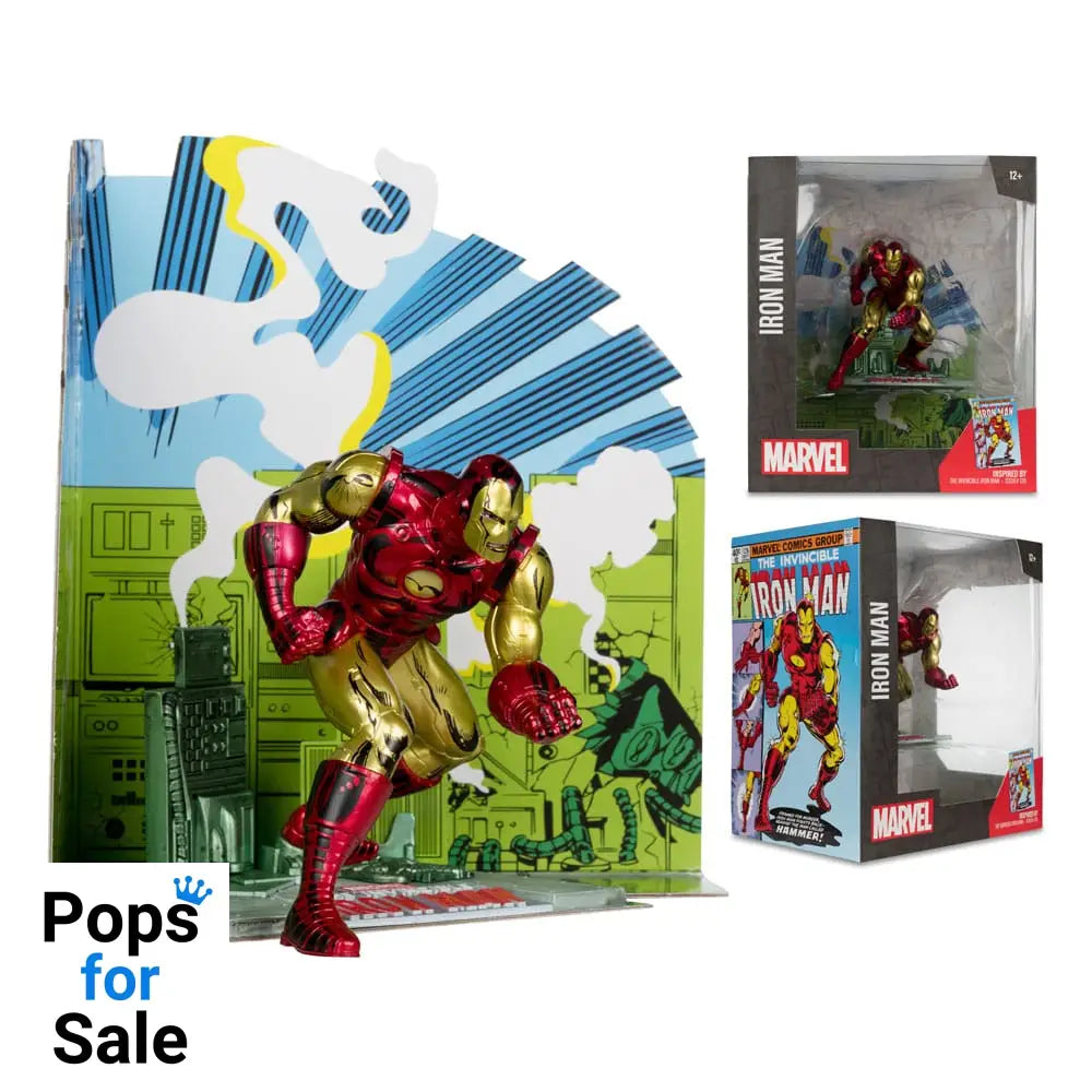 Marvel PVC Statue 1/10 Iron Man (The Invincible Iron Man #126) 11 cm Action figures