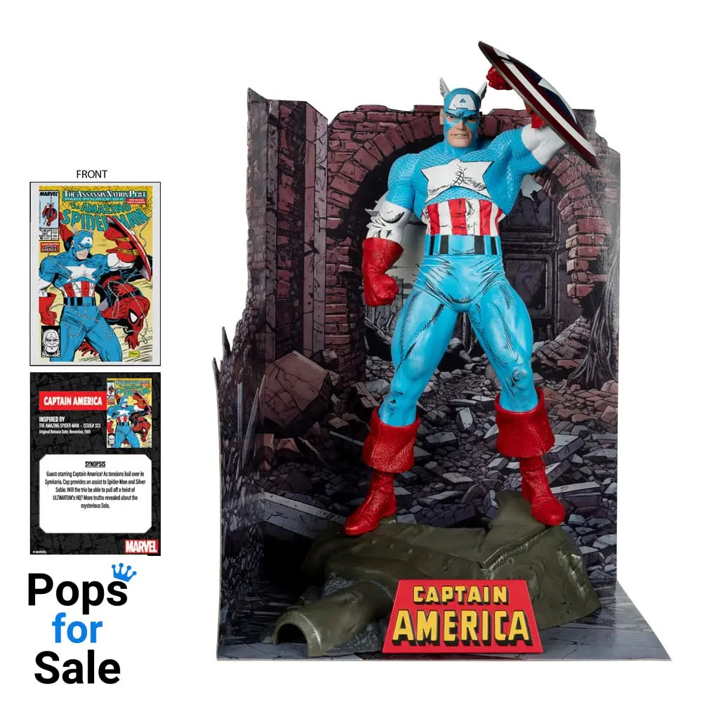 Marvel PVC Statue 1/6 Captain America (The Amazing Spider-Man #323) 28 cm
