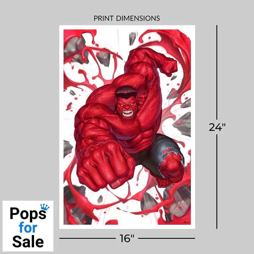 Marvel Red Hulk #1 Art Print Red Hulk 61 x 41 cm - unframed