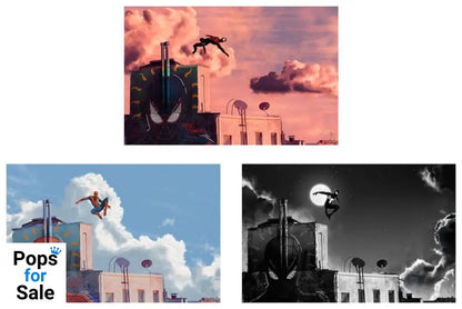 Marvel Set of 3 Art Prints Spider-Man 30 x 46 cm - unframed