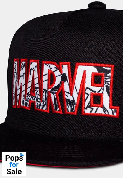 Marvel Snapback Cap Classic Comic Logo