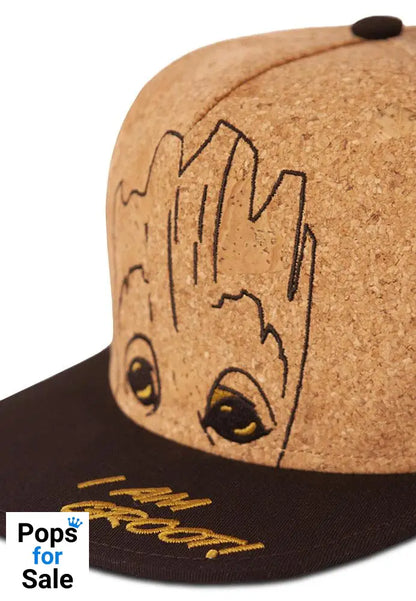 Marvel Snapback Cap Cork Groot