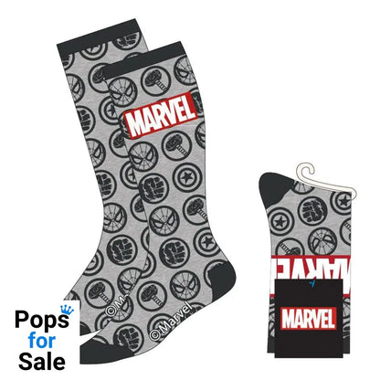 Marvel Socks Avengers Faces Grey 38-45 Footwear
