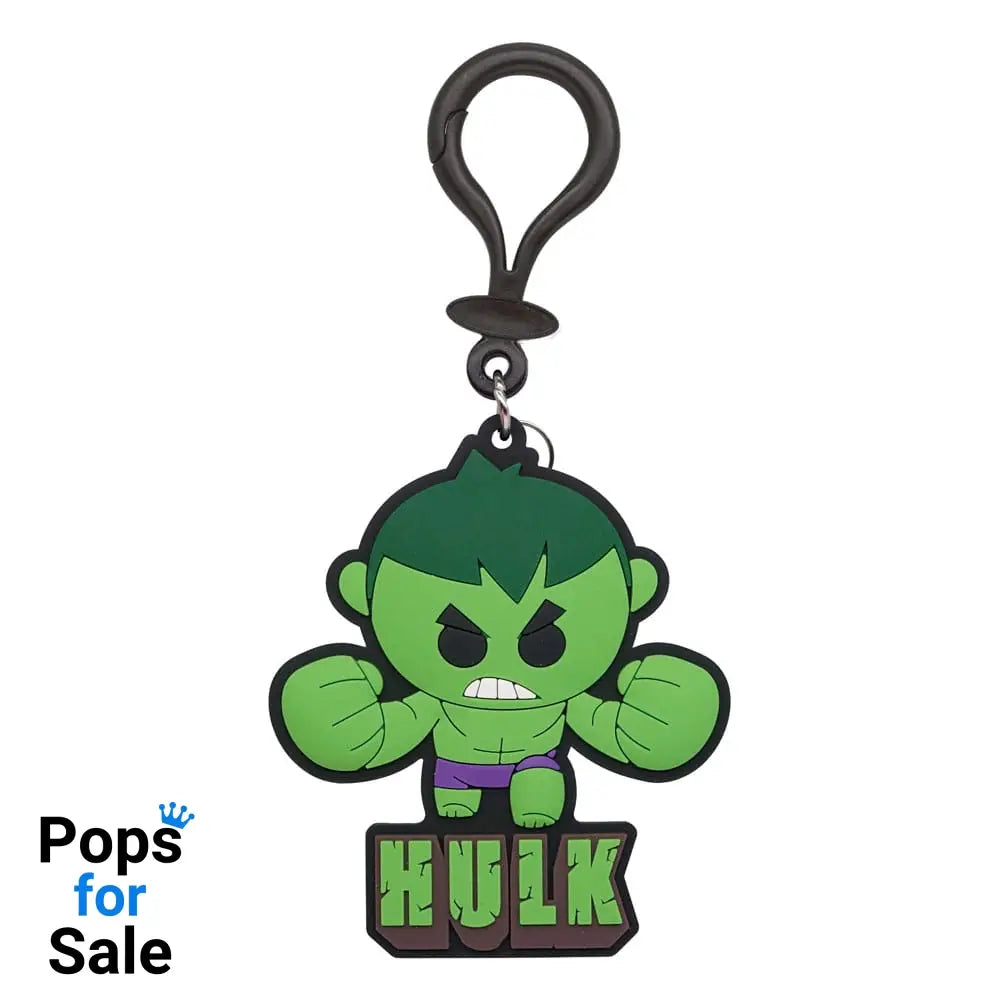 Marvel Soft Touch PVC Bag Clip Hulk