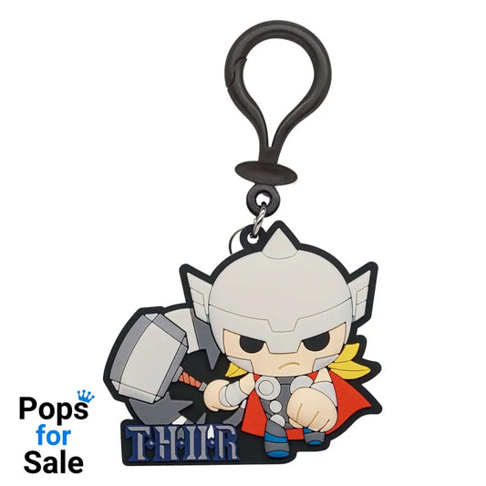 Marvel Soft Touch PVC Bag Clip Thor Keyrings