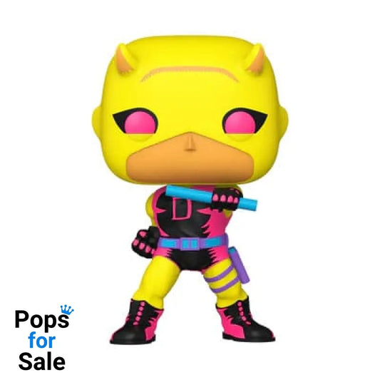 Marvel Super Sized POP! Movies Vinyl Figure Daredevil(YLW/RD)(BLKLT) 25 cm