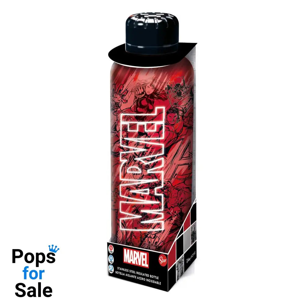 Marvel Water Bottle Marvel Pattern