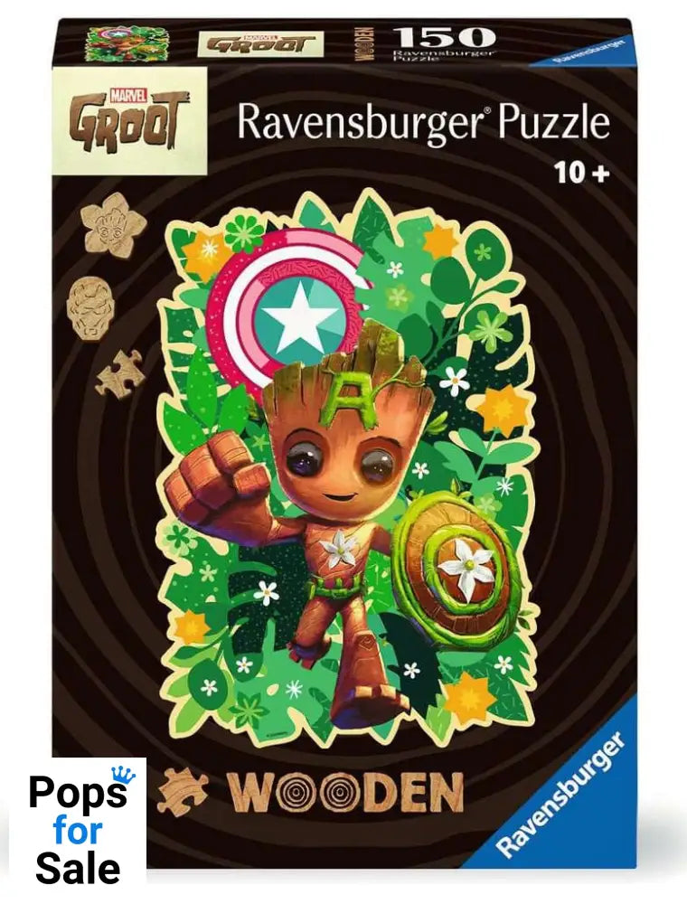 Marvel WOODEN Jigsaw Puzzle Groot (150 pieces)