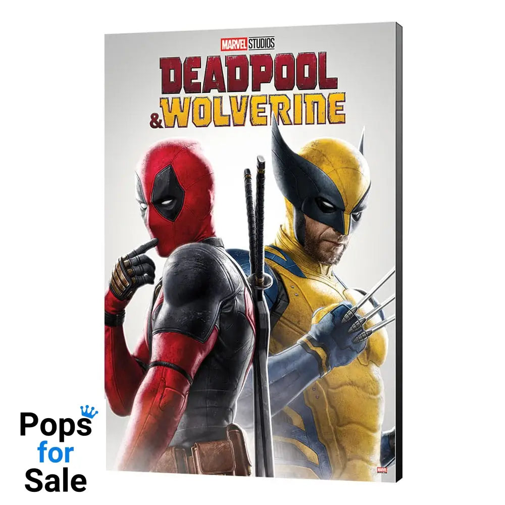 Marvel Wooden Wall Art Deadpool & Wolverine 02 Best friends 35 x 50 cm Posters & Wallscrolls