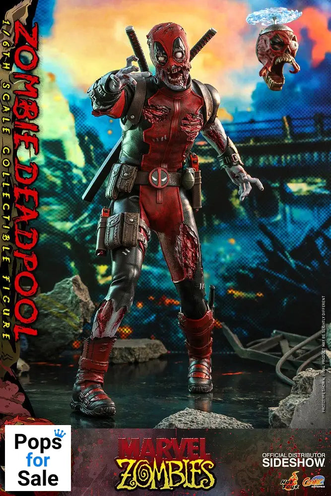 Marvel Zombies Comic Masterpiece Action Figure 1/6 Zombie Deadpool 31 cm