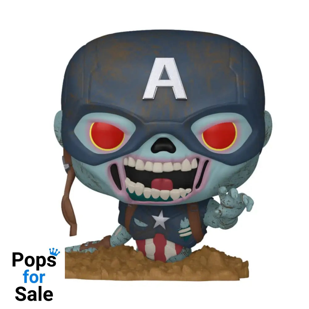Marvel Zombies POP! Marvel Vinyl Figure Captain America 9 cm Funko POP POP! Figures