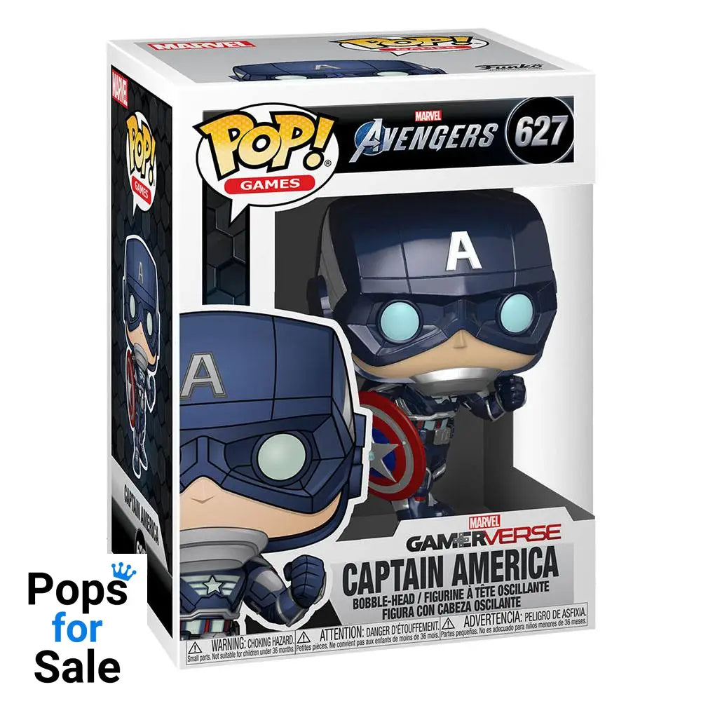 Marvel's Avengers (2020 video game) POP! Marvel Vinyl Figure Captain America 9 cm