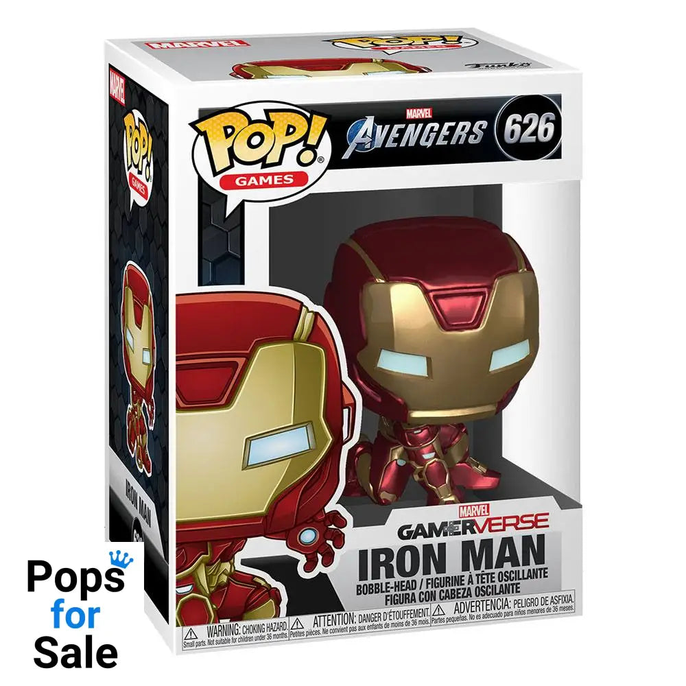 Marvel's Avengers (2020 video game) POP! Marvel Vinyl Figure Iron Man 9 cm