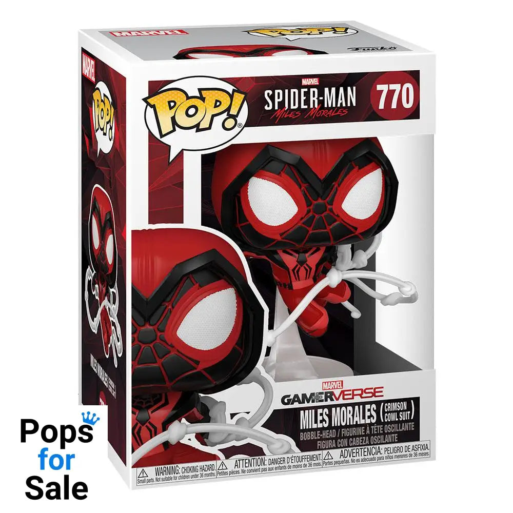Marvel's Spider-Man POP! Games Vinyl Figure Miles Morales Red Suit 9 cm