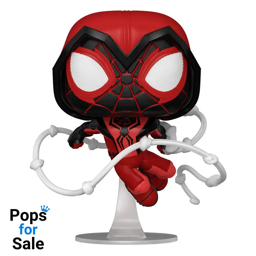 Marvel's Spider-Man POP! Games Vinyl Figure Miles Morales Red Suit 9 cm