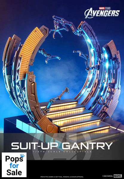 Marvel's The Avengers Accessories Collection Series Iron Man Suit-Up Gantry