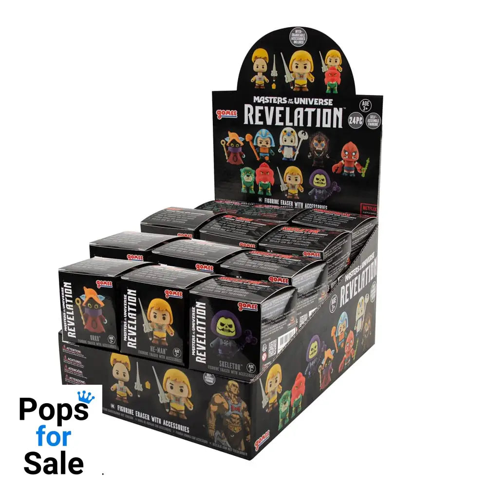 Masters of the Universe Gomee Mini Figures Gomes Mystery Display (24)