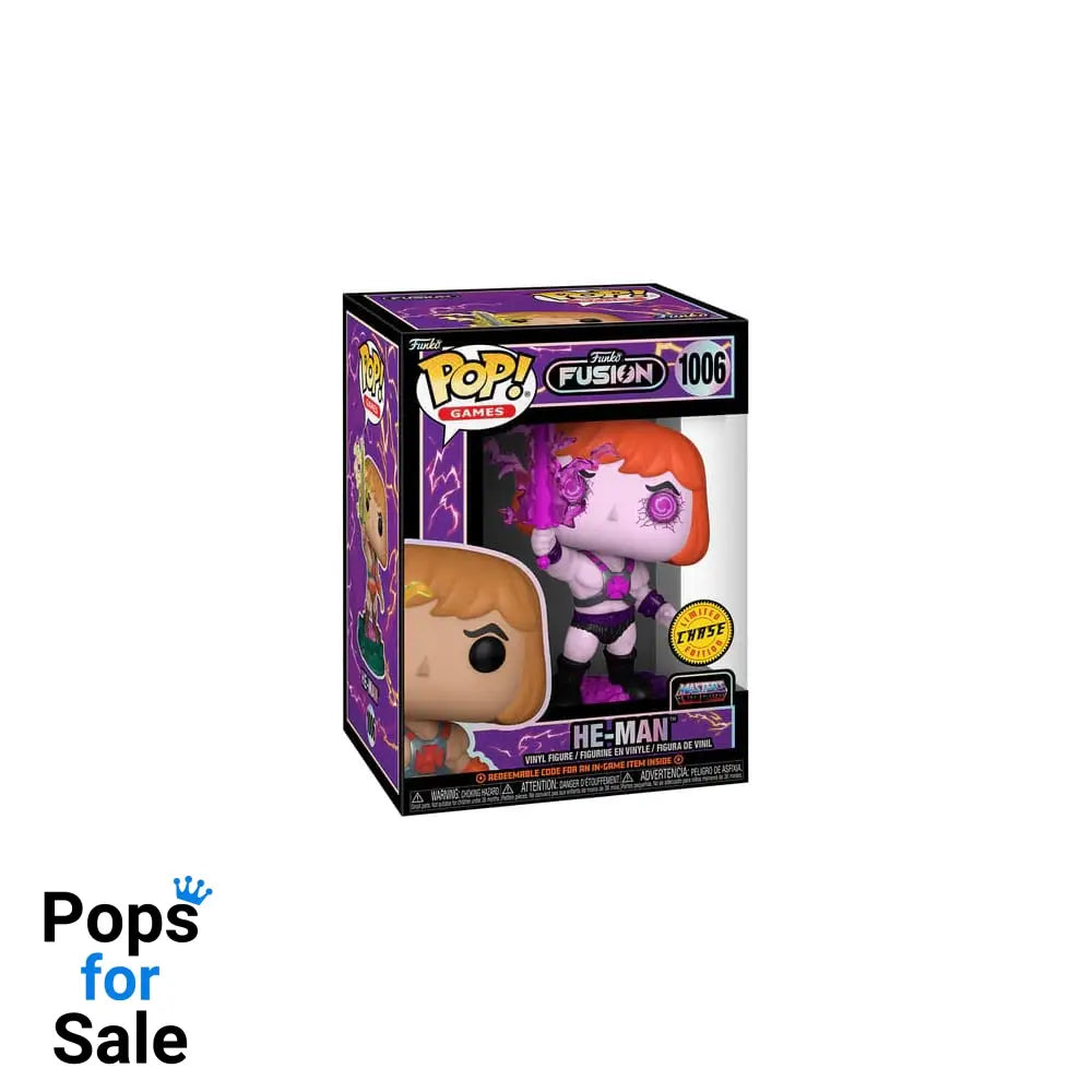 Masters of the Universe POP! Animation Vinyl Figures He-Man w/Chase 9 cm Assortment (6)