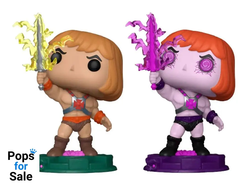 Masters of the Universe POP! Animation Vinyl Figures He-Man w/Chase 9 cm Assortment (6)