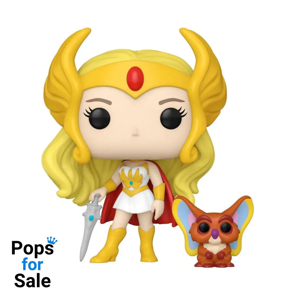 Masters of The Universe POP! & Buddy Vinyl Figure She-Ra w/Kowl 9 cm