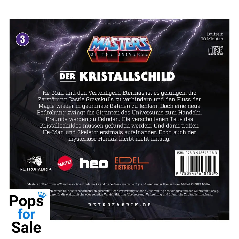 Masters of the Universe Radio Play CD Episode 2: Der Kristallschild *German Version*