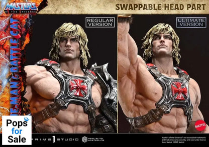 Masters of the Universe Real Elite Masterline Series Statue 1/4 He-Man & Battle Cat Ultimate Version 86 cm