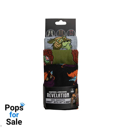Masters of the Universe - Revelation: Cringer & Battle Cat & Orko Socks Set of 3