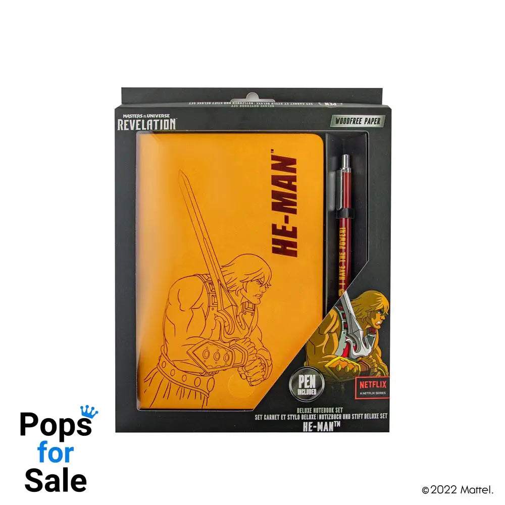 Masters of the Universe - Revelation: He-Man Notebook Set (notebook + pen)