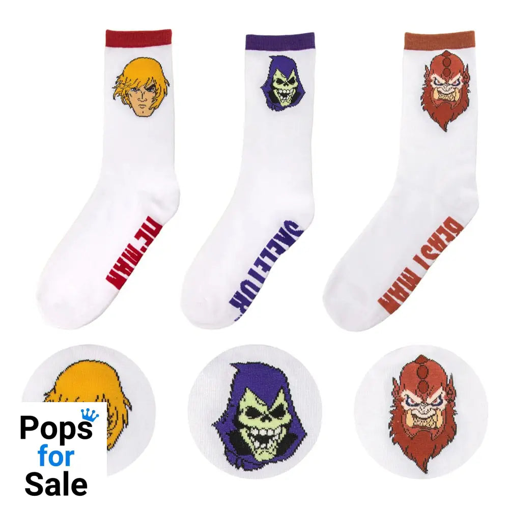 Masters of the Universe - Revelation: He-Man & Skeletor & Beast Man Socks Set of 3