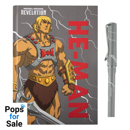 Masters of the Universe - Revelation: He-Man Thunder Deluxe Notebook Set (notebook + pen)