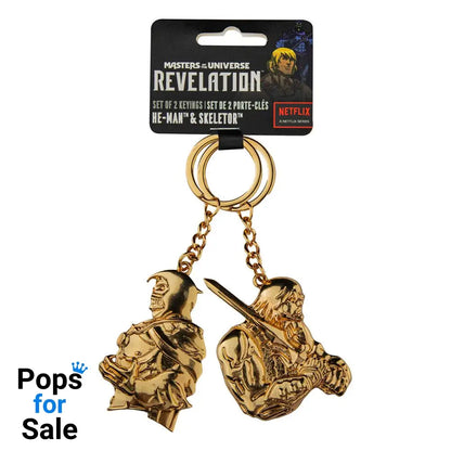 Masters of the Universe - Revelation: Keychain 2-Pack He Man & Skeletor Keyrings