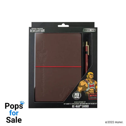 Masters of the Universe - Revelation: Notebook Set (notebook + pen) He-Man with Sword