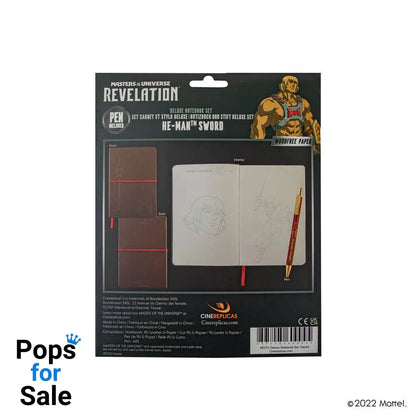 Masters of the Universe - Revelation: Notebook Set (notebook + pen) He-Man with Sword