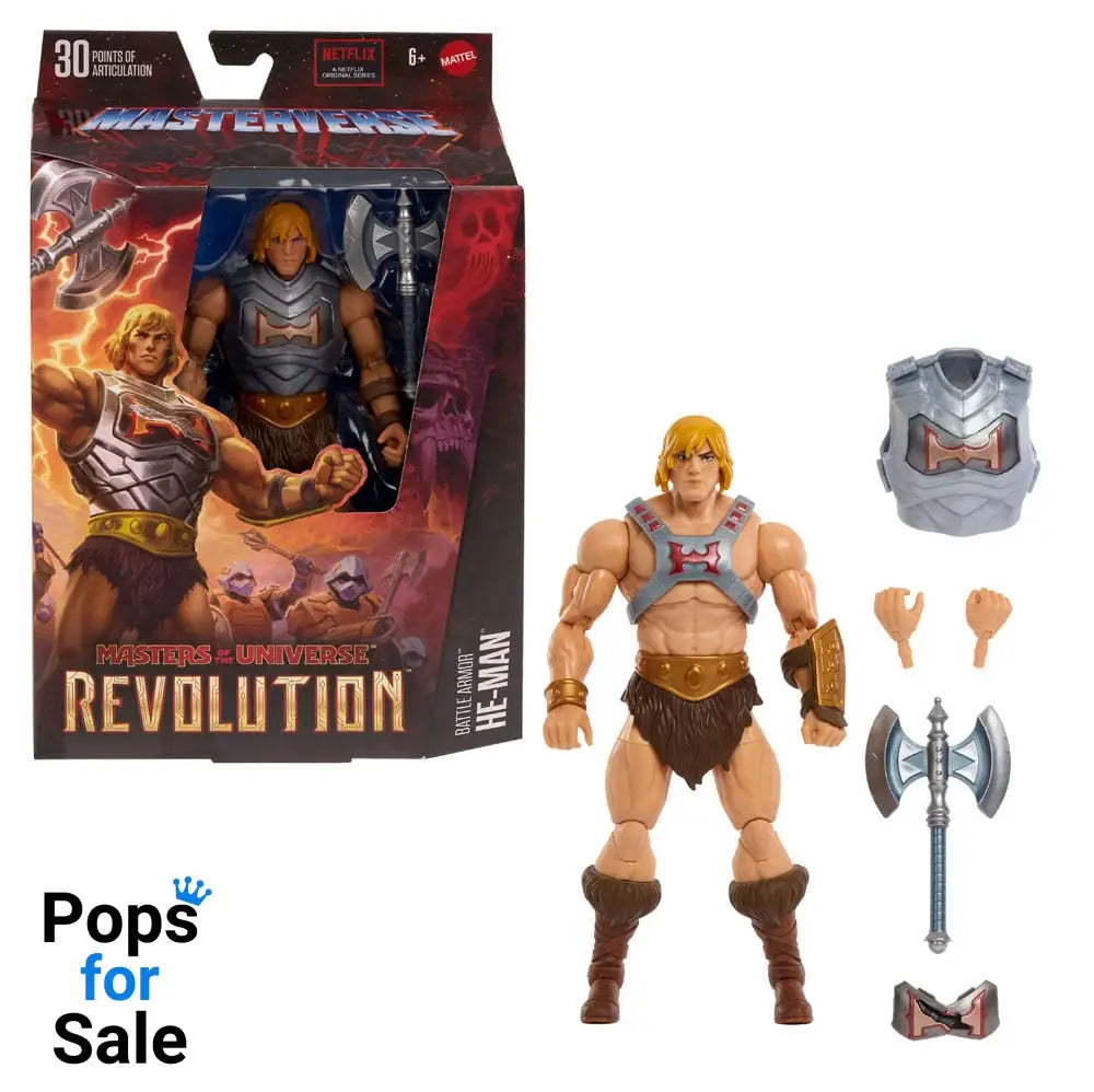 Masters of the Universe: Revolution Masterverse Action Figure Battle Armor He-Man 18 cm