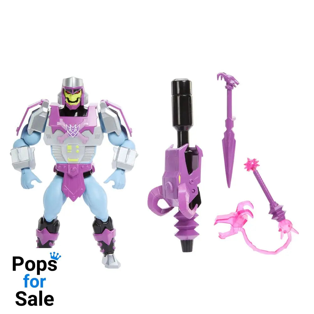 Masters of the Universe x Transformers Action Figure Megatron Armor Skeletor heo European Exclusive 14 cm