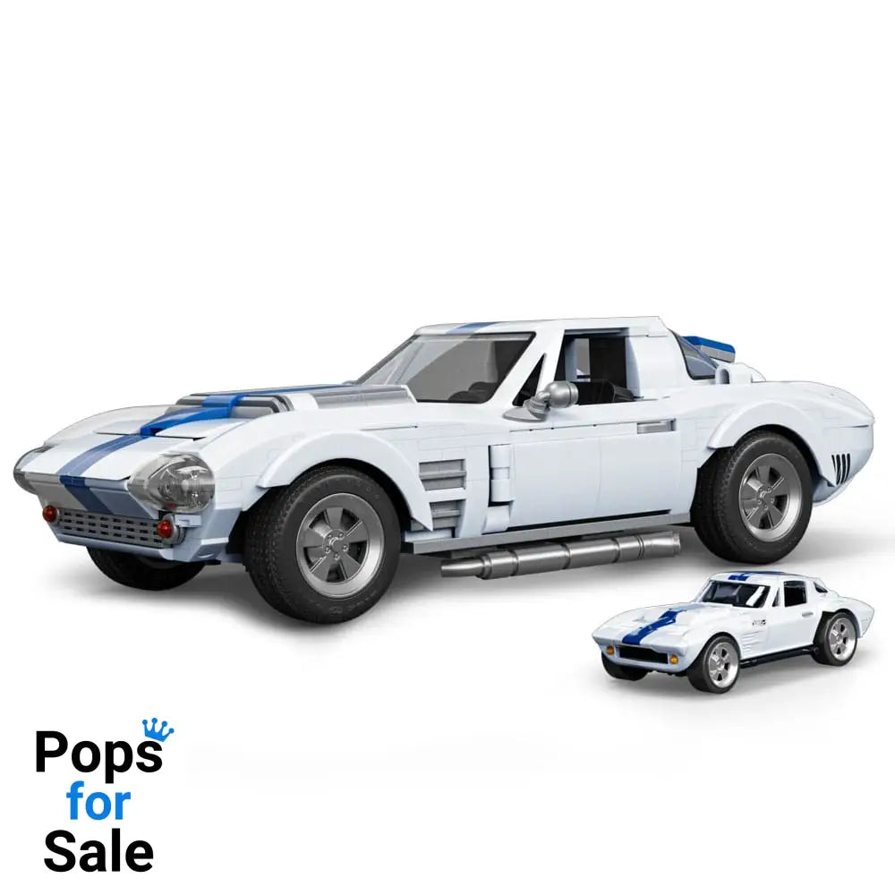 Mattel Brick Shop Hot Wheels Elite Series Building Set 1/16 Corvette Grand Sport