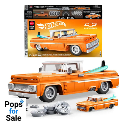 Mattel Brick Shop Hot Wheels Elite Series Building Set 1/16 Custom '62 Chevy Pickup