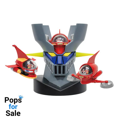 Mazinger Z Figure Metal Action Brain Condor Hover & Jet Pilder Set 11 cm