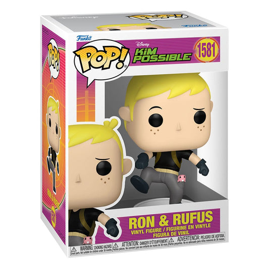 1581 Ron and Rufus - Disney Kim Possible Funko POP - PRESALE