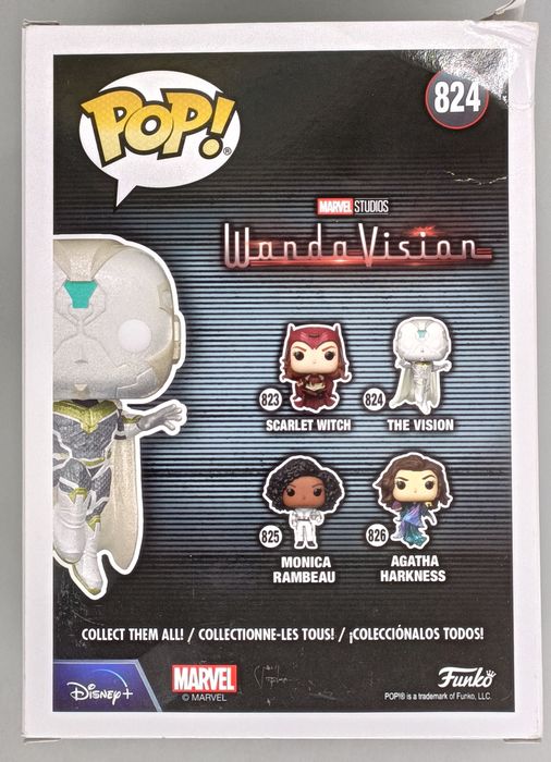 #824 The Vision Diamond - Marvel Wandavision - Box Damaged Funko POP