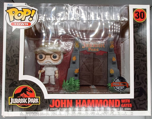 30 John Hammond (with Gates) - Town Jurassic Park Funko POP - Box Damaged