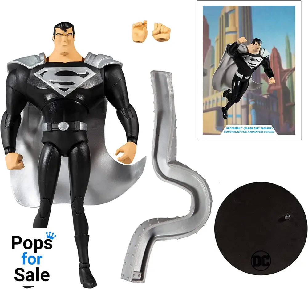 McFarlane-DC-Multiverse Superman Black Suit (Superman Animat Other Figures