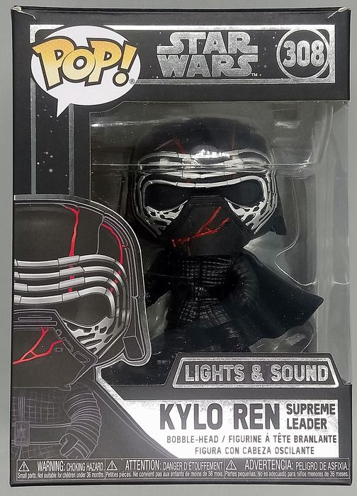 #308 Kylo Ren (Supreme Leader Lights & Sound) Star Wars Box Damaged Funko POP