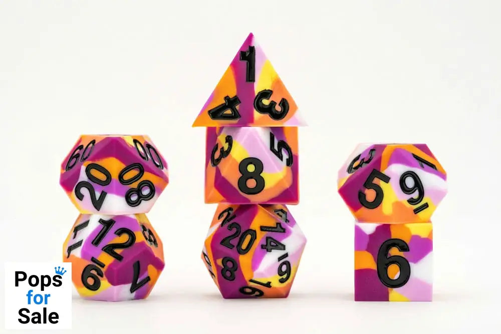 MDG Dice Set Pride Lesbian Flag