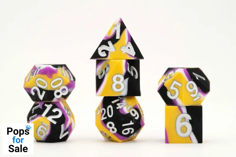 MDG Dice Set Pride Nonbinary Flag Dice