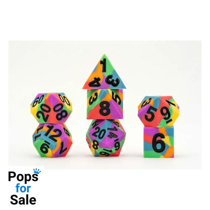 MDG Dice Set Pride Rainbow Flag Dice