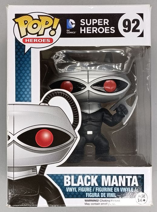 92 Black Manta - DC Super Heroes - Funko POP - Box Damaged